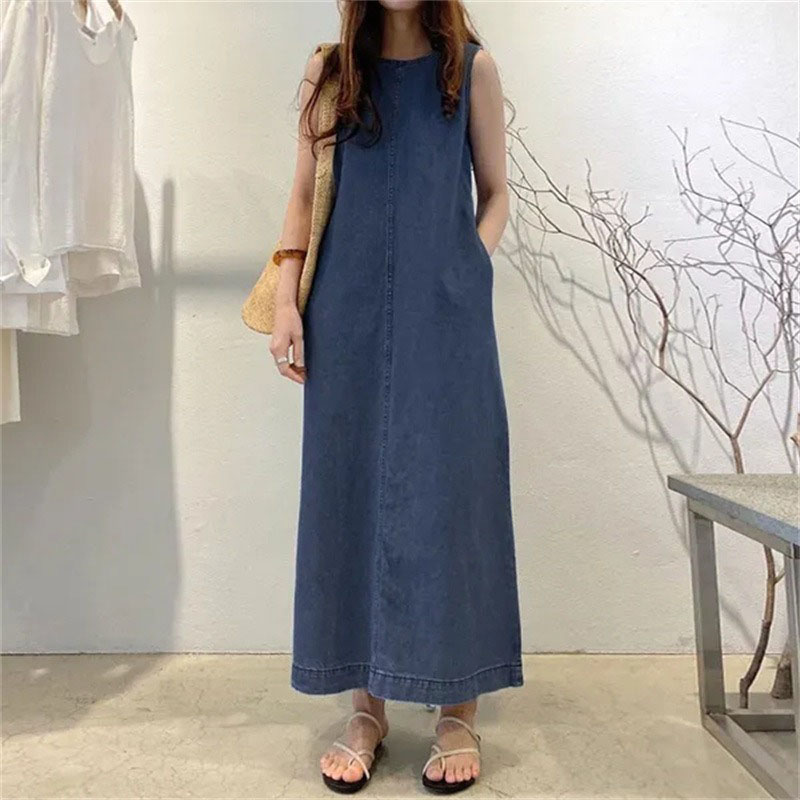 Gaun Panjang Modis dengan Gari - Street Fashion Shanghai ulasan dan harga