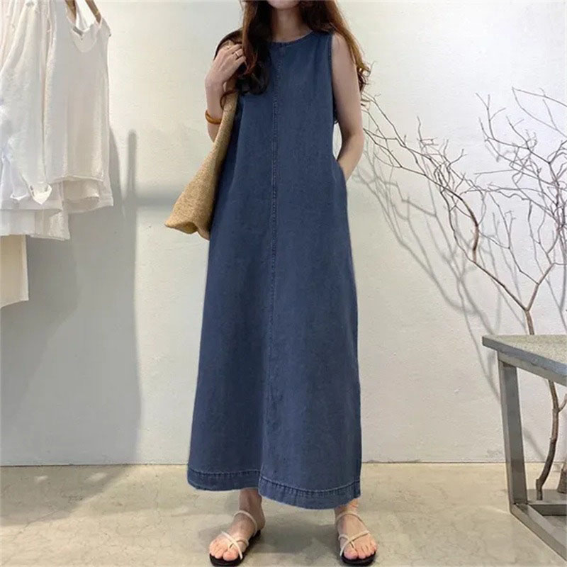 Gaun Panjang Modis dengan Gari - Street Fashion Shanghai ulasan dan harga