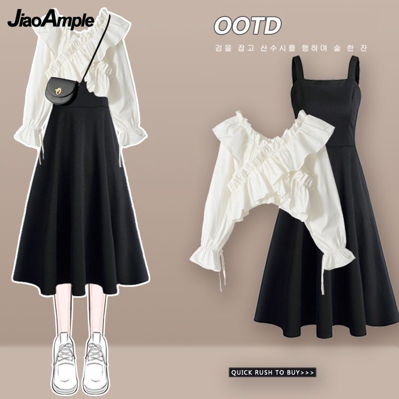 Set Gaun Wanita 2026 Musim Sem - Street Fashion Korean ulasan dan harga