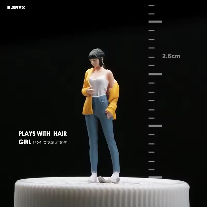 1:64 Model Miniatur DIY Akseso - Street Fashion Photographers ulasan dan harga