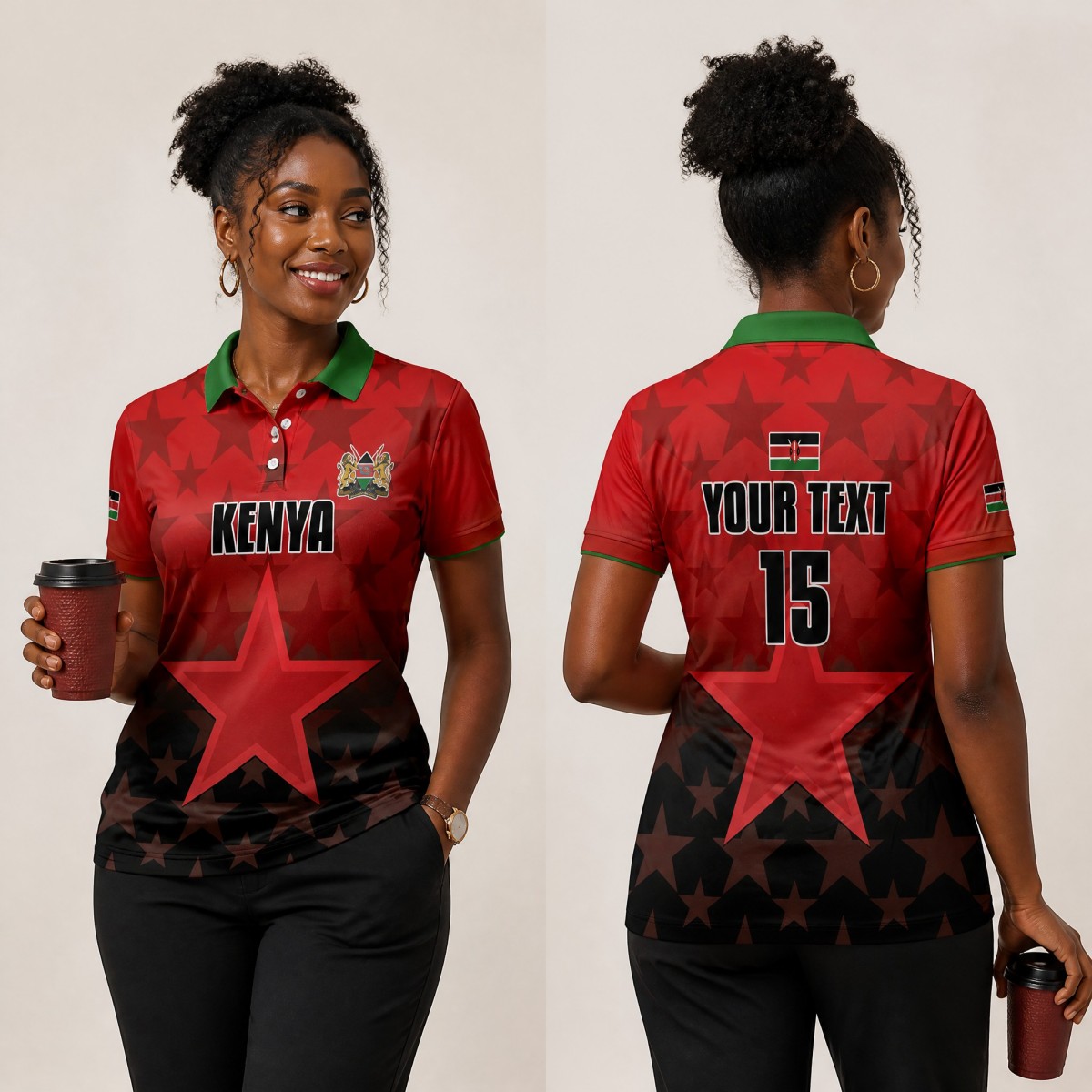 Kaos Polo Wanita Musim Panas K - Street Fashion Kenya ulasan dan harga