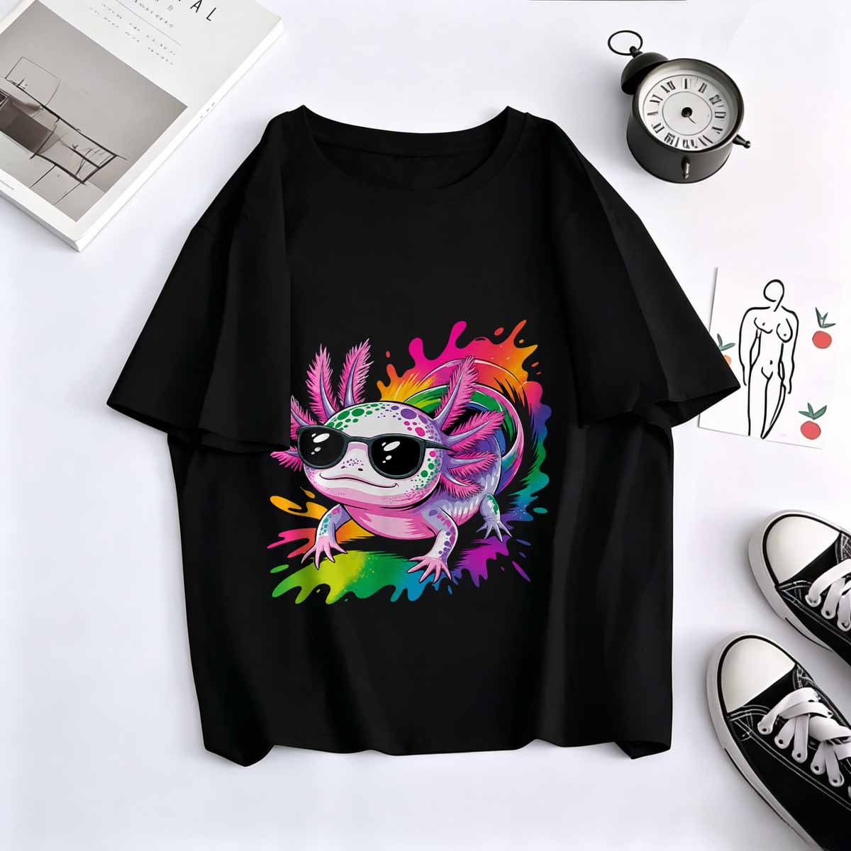 Kaos Musim Dingin Katun Tebal  - Street Fashion Events ulasan dan harga
