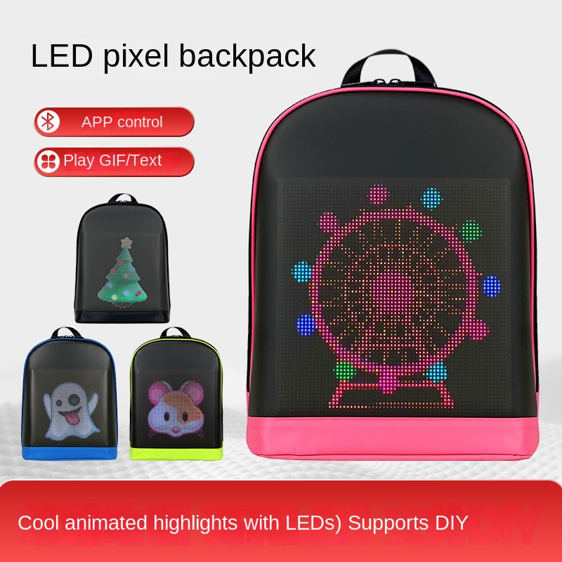 Tas Ransel LED Trendy Street H - Street Fashion App ulasan dan harga