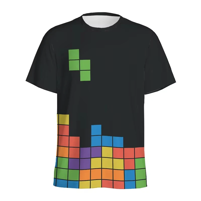 Kaos 3D Print Motif Balok Bang - Street Fashion Videos ulasan dan harga