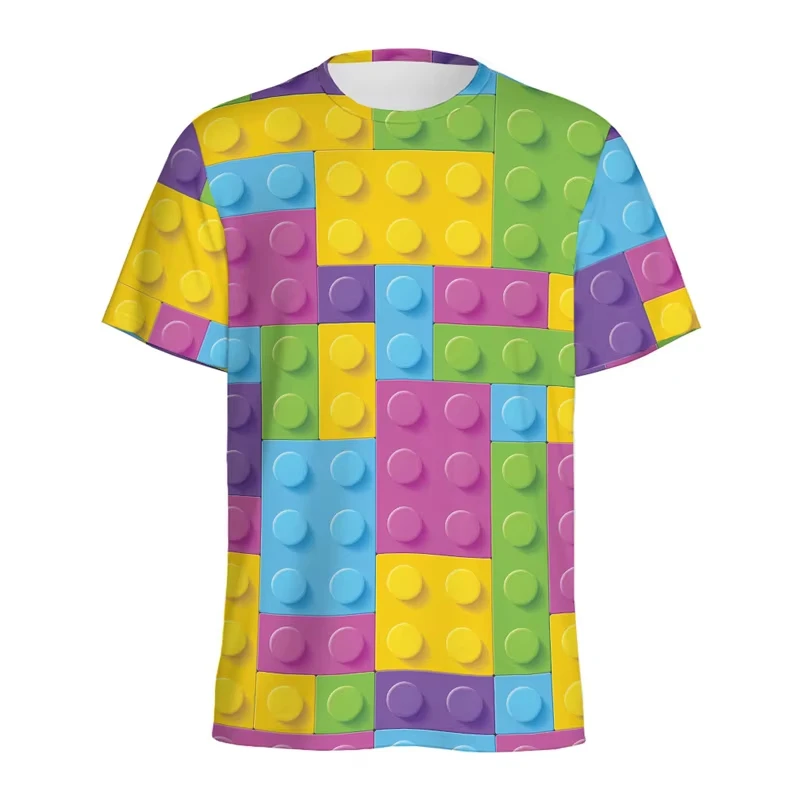 Kaos 3D Print Motif Balok Bang - Street Fashion Videos ulasan dan harga