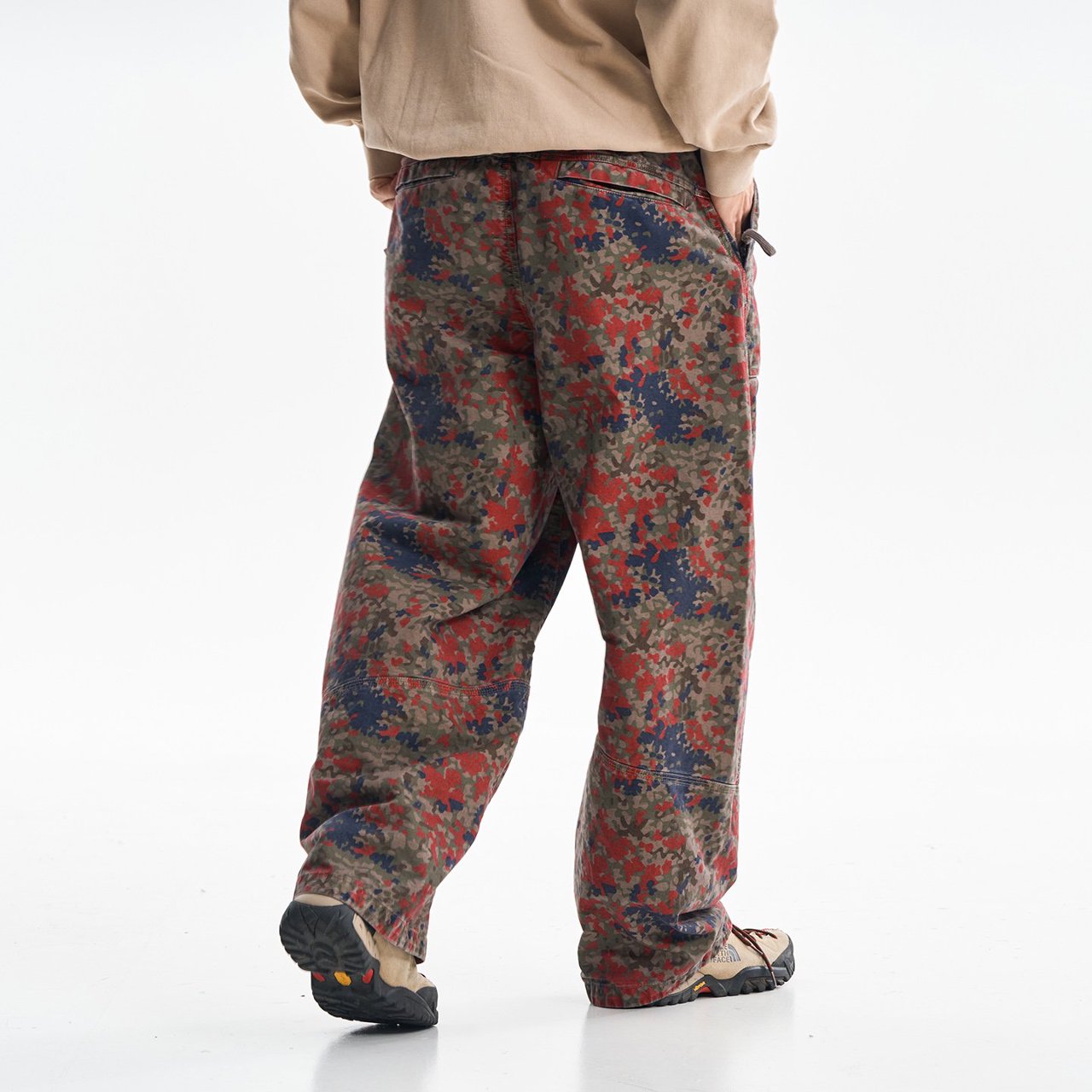 Celana Kargo Katun Cetak Berku - Street Fashion Types ulasan dan harga