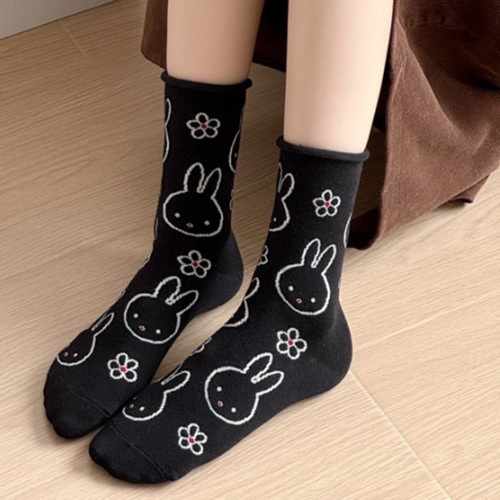 5 Pasang Kaus Kaki Wanita Keli - Street Fashion Style Youtube ulasan dan harga