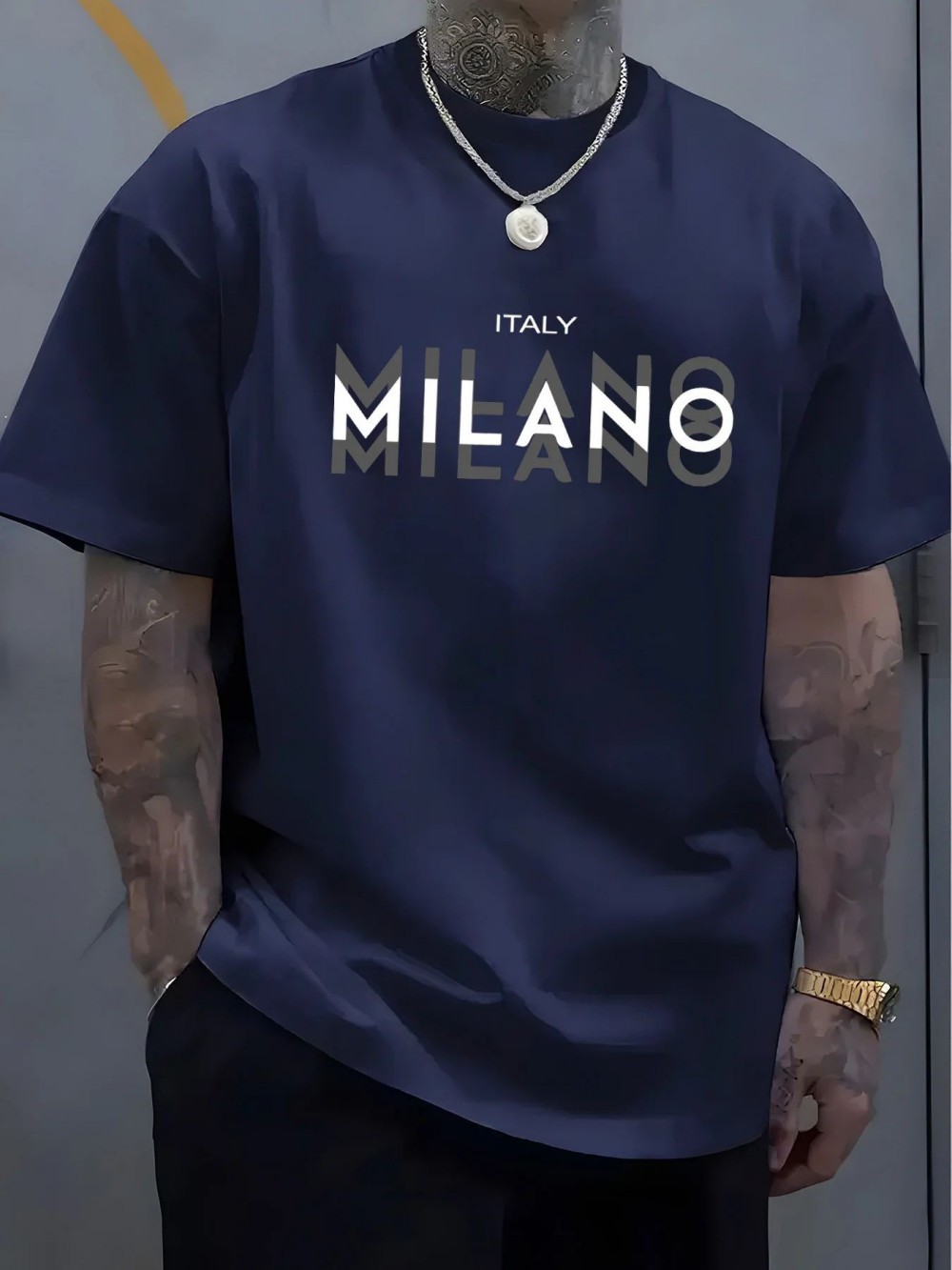 MILANO Kaus Olahraga Pria Wani - Street Fashion Milano ulasan dan harga