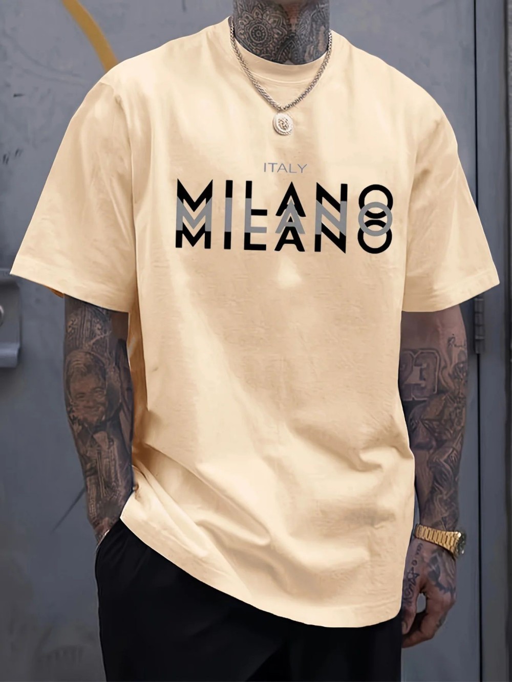 MILANO Kaus Olahraga Pria Wani - Street Fashion Milano ulasan dan harga