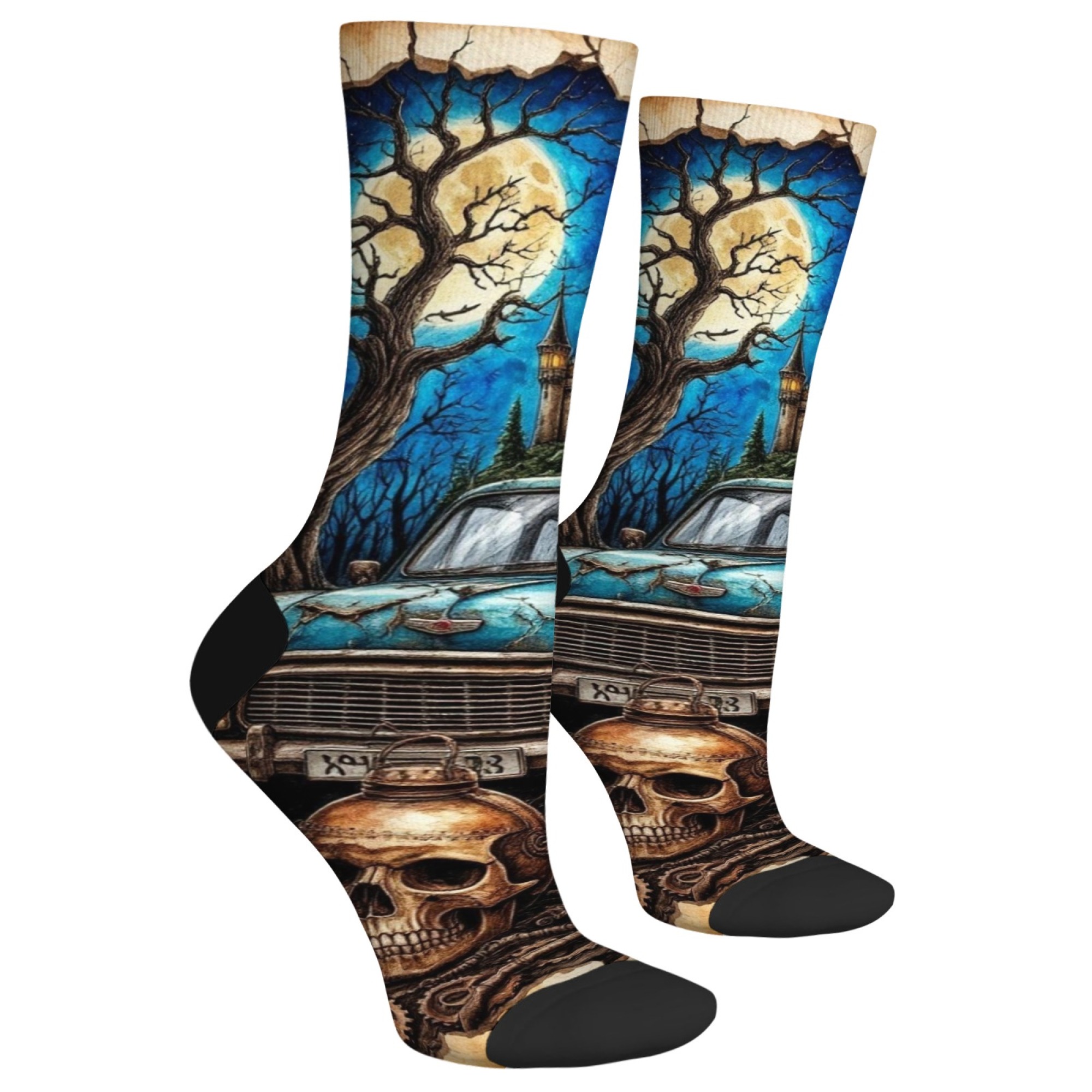 Kaus Kaki Novelty Tengkorak Lo - Street Fashion Style Youtube ulasan dan harga